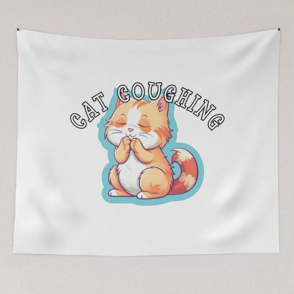 Item preview, CAT COUGHING designed and sold by Tee Studio.