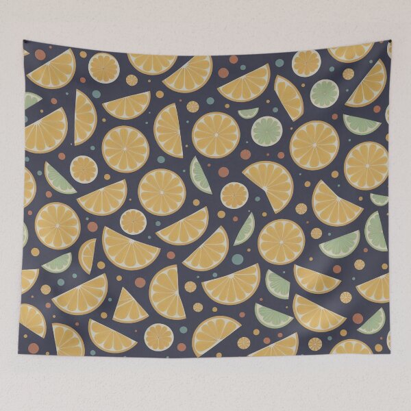 Item preview, Lemon and Lime on a dark background designed and sold by Simple-Art-work.