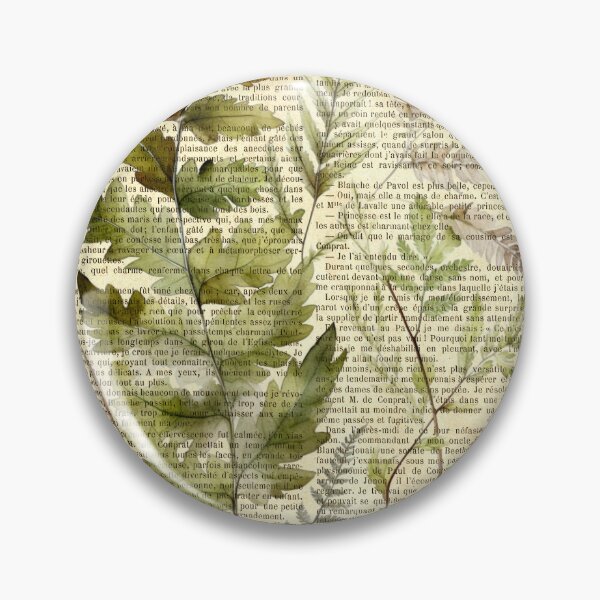 Item preview,  Botanical print, on old book page 1 designed and sold by Art by Lilia.