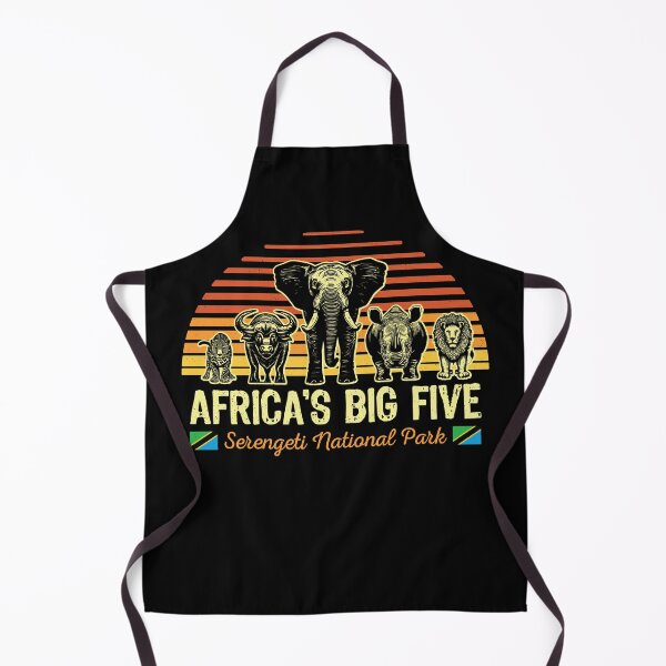 Item preview, Africa's Big Five Safari | Leopard Rhino Elephant Buffalo Lion | Big 5 Africa | Serengeti National Park designed and sold by d247.