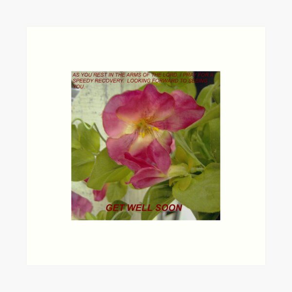 GET WELL SOON Art Print