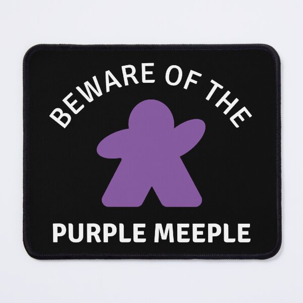 Item preview, Beware of the Purple Meeple designed and sold by Amarentia.