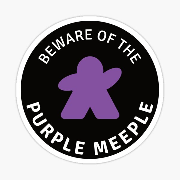Item preview, Beware of the Purple Meeple designed and sold by Amarentia.