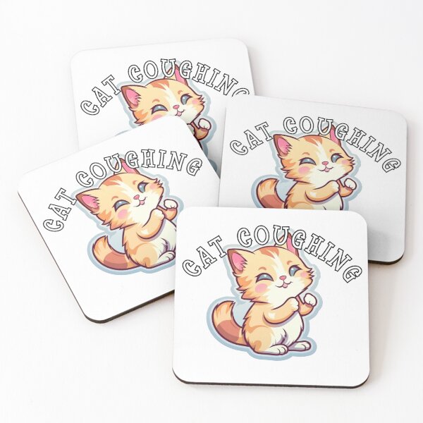 Item preview, CAT COUGHING designed and sold by Tee Studio.