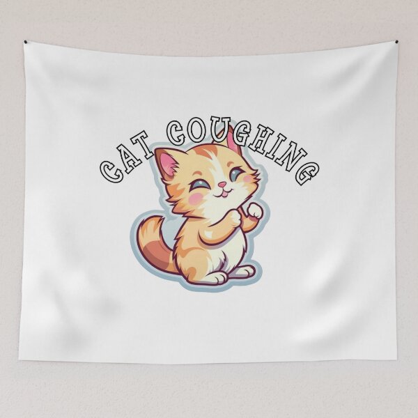 Item preview, CAT COUGHING designed and sold by Tee Studio.