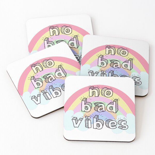 Item preview, No bad vibes positive quote designed and sold by smileykty.