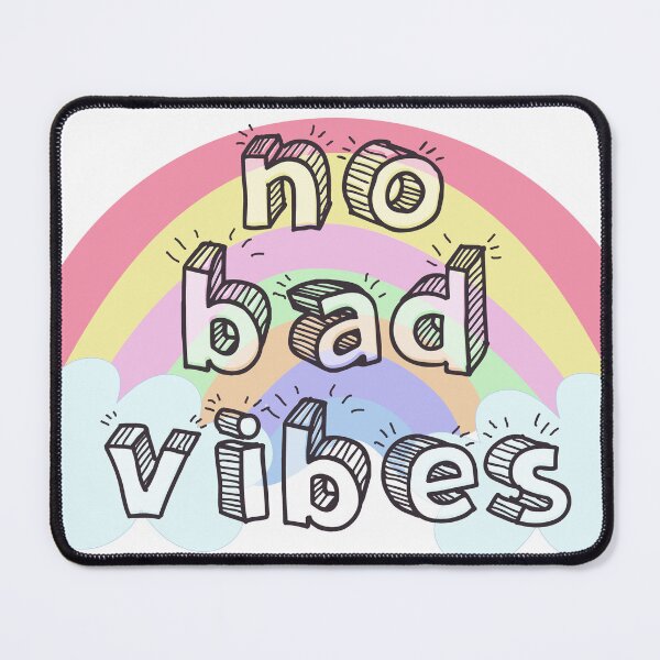 Item preview, No bad vibes positive quote designed and sold by smileykty.