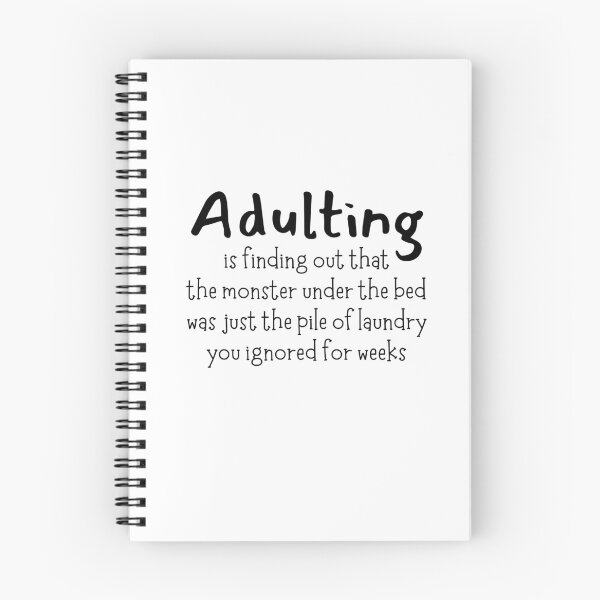 Item preview, Adulting and Laundry designed and sold by birdyness.