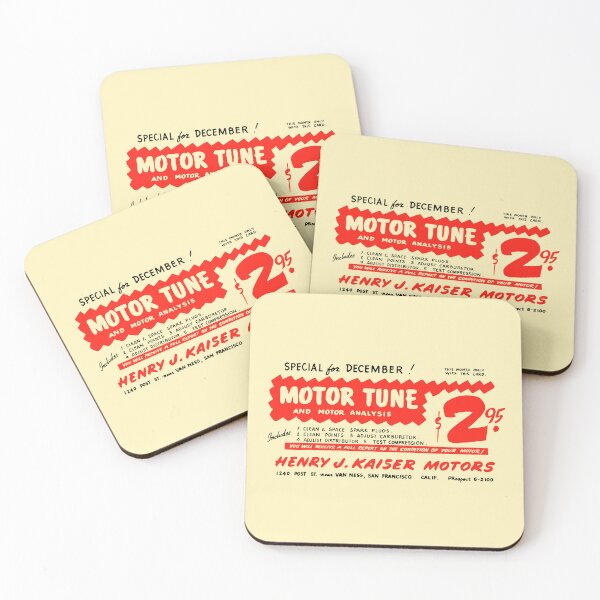 Item preview, MOTOR TUNE-UP - 1950s advert designed and sold by ThrowbackAds.