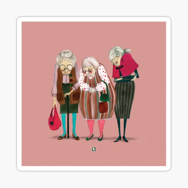 Item preview, Old Ladies designed and sold by rebekkaivacson.