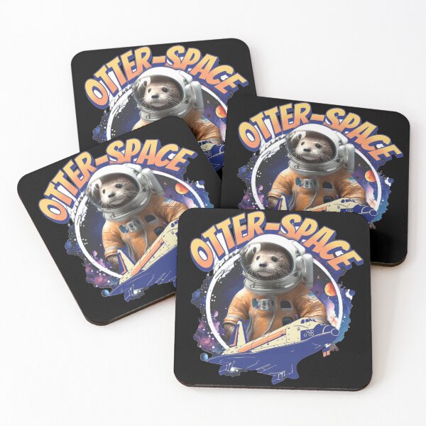 Item preview, Futuristic Otter Space Astronaut designed and sold by starnish.