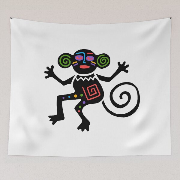 Item preview, Ancient mexican symbol, monkey, little monkey designed and sold by MIRO3D.