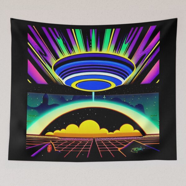 Item preview, Area 51 – Pop Surrealism Retro UFO 81 | Grusch designed and sold by Benito Del Ray.