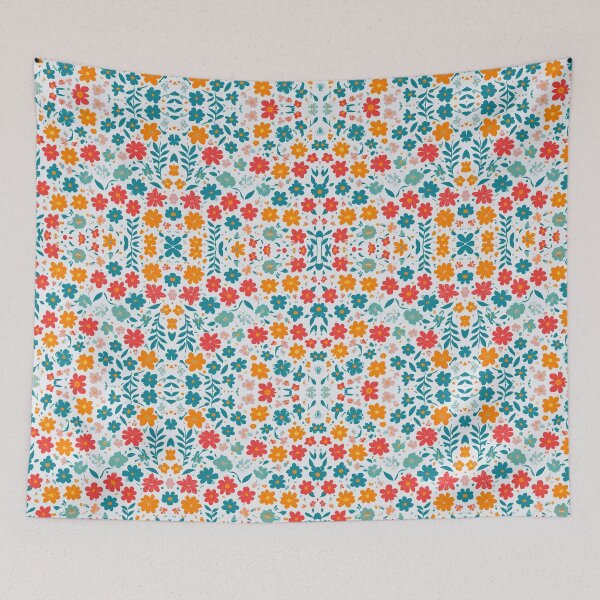 Item preview, Vibrant Summer Floral Pattern designed and sold by Simple-Art-work.