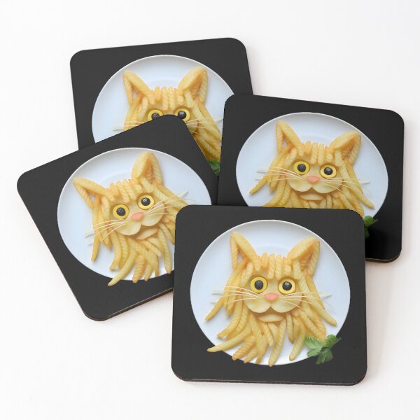 Item preview, "The Happy Fried Cat" designed and sold by Art-Vortex-fr.