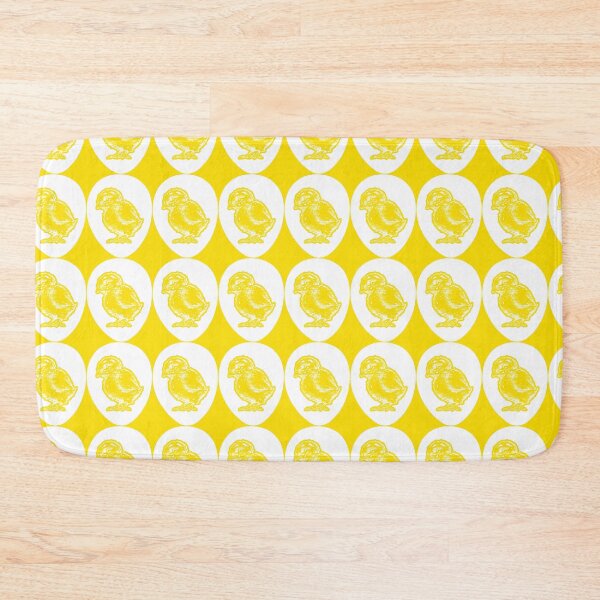 Item preview, Feeling Egg-cellent and the Pattern with Yellow Chicken Inside the White Egg on the Yellow Background designed and sold by IraNiva.