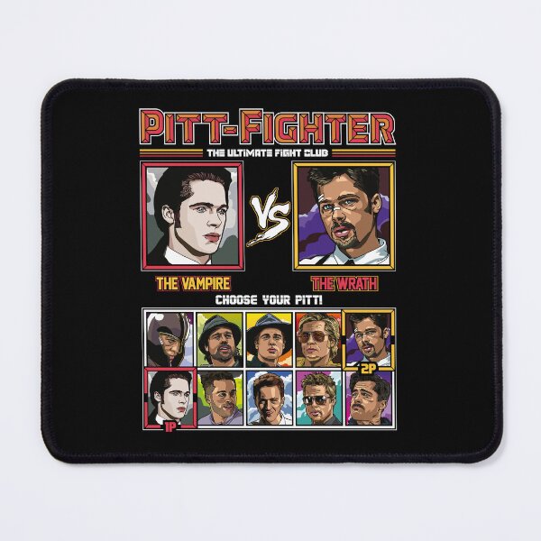 Item preview, Brad Pitt Fighter designed and sold by RetroReview.