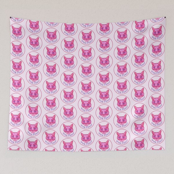 Aperçu de l'œuvre Chat, boule de poils rose, bébé à fourrure, chaton créée et vendue par OhNoNotAgain42.