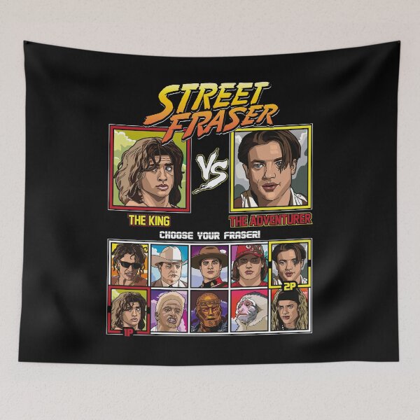 Item preview, Brendan Fraser Fighter designed and sold by RetroReview.