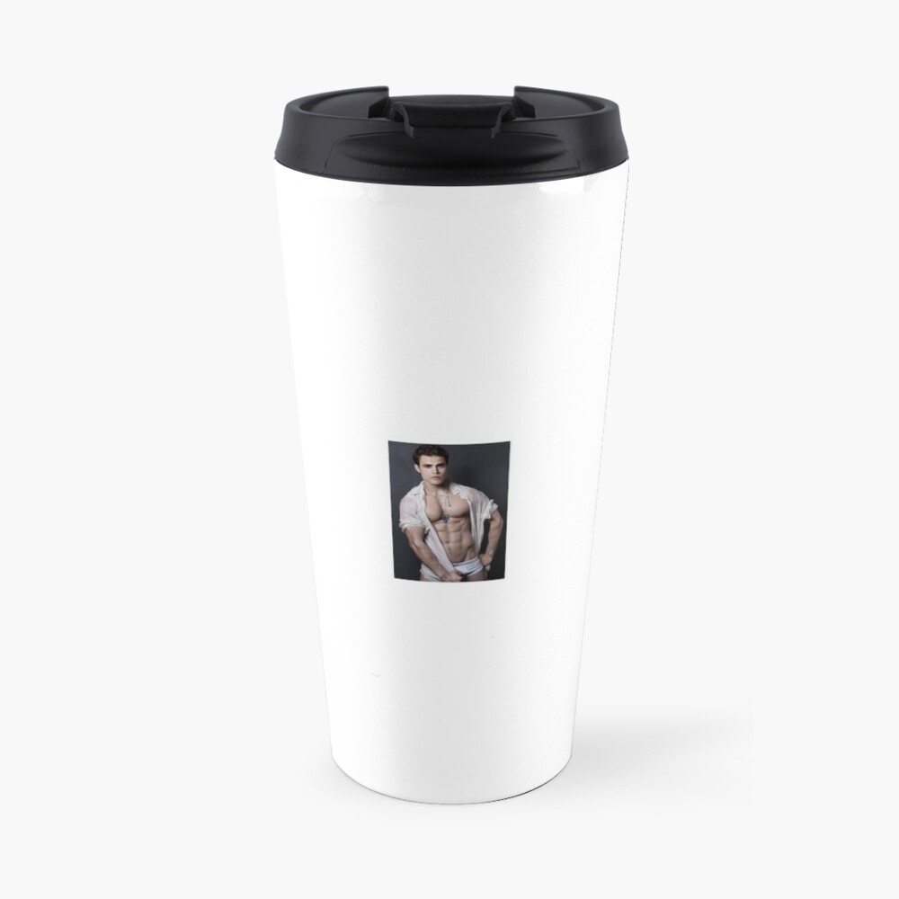 Mug à café isotherme « stefan salvatore torse nu / paul wesley torse nu », par sswain Redbubble