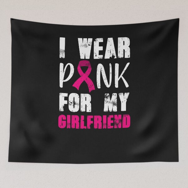 Item preview, Show Support with Pink Ribbon - My Girlfriend Breast Cancer designed and sold by mainana78.