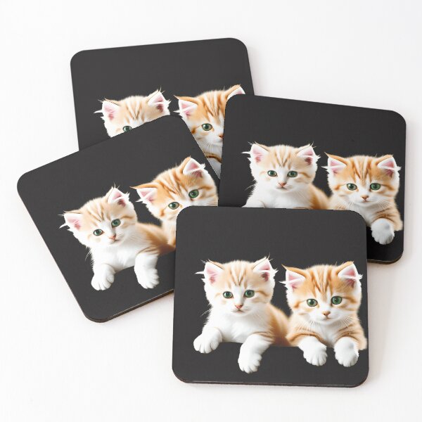 Item preview, Little kittens with green eyes designed and sold by Seven7Dwarfs.