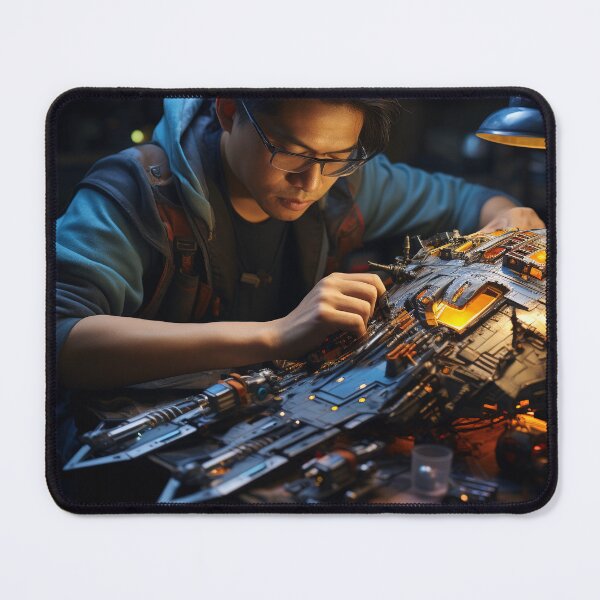 Item preview, AeroEconomic Engineer - Male Aeronautical Investment Strategist designed and sold by TheBrainArt.