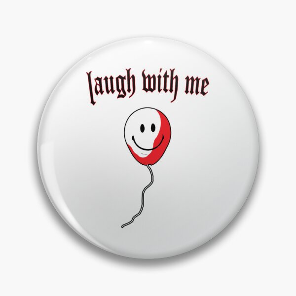 Item preview, laugh with me happy goth streetwear clown balloon design designed and sold by CarmeloDun.