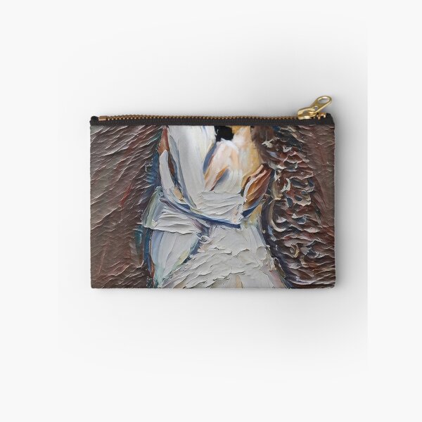 Item preview, Painting of a bride and groom on canvas. The bride holds the groom's hand. designed and sold by arun2503.
