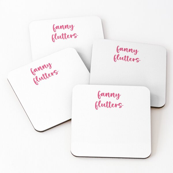 Item preview, fanny flutters quote Love Island pink design designed and sold by stickersxbecca.