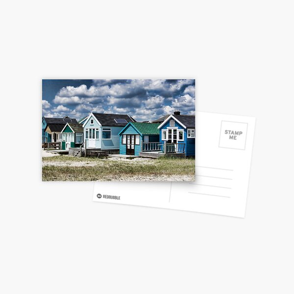 Beach Huts Series 24 Postcard