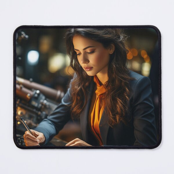 Item preview, AeroEconomic Engineer - Female Aviation Financial Engineer designed and sold by TheBrainArt.