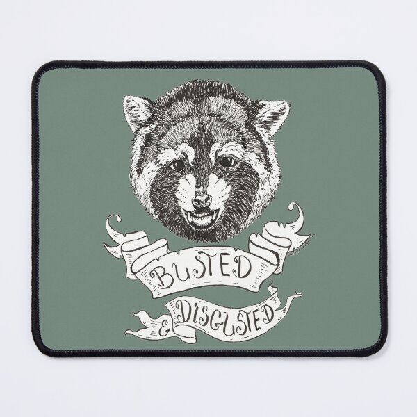 Item preview, Busted and Disgusted raccoon designed and sold by Aubern-Art.