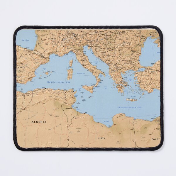 Item preview, Mediterranean Basin Map (1998) designed and sold by BravuraMedia.