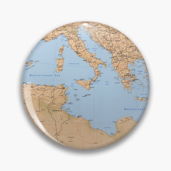 Item preview, Mediterranean Basin Map (1998) designed and sold by BravuraMedia.