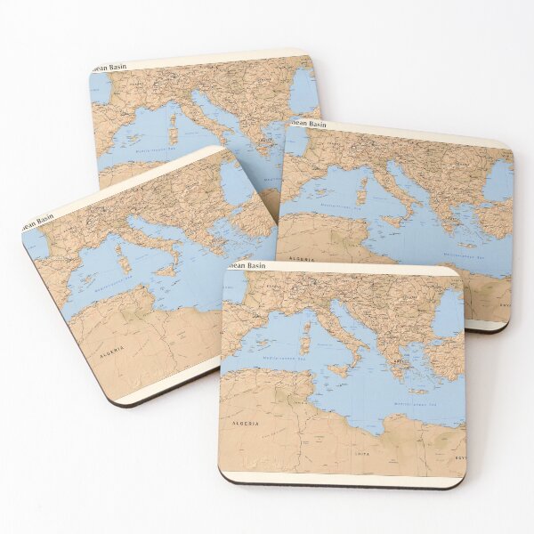 Item preview, Mediterranean Basin Map (1998) designed and sold by BravuraMedia.
