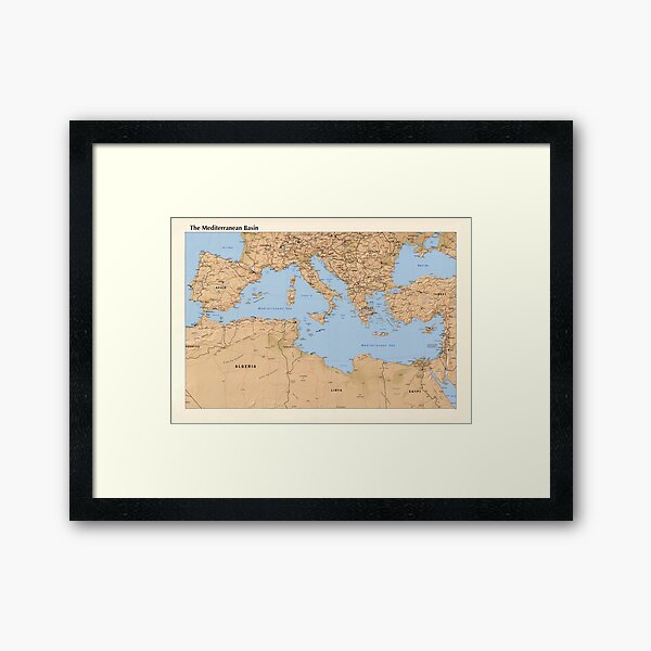 Item preview, Mediterranean Basin Map (1998) designed and sold by BravuraMedia.