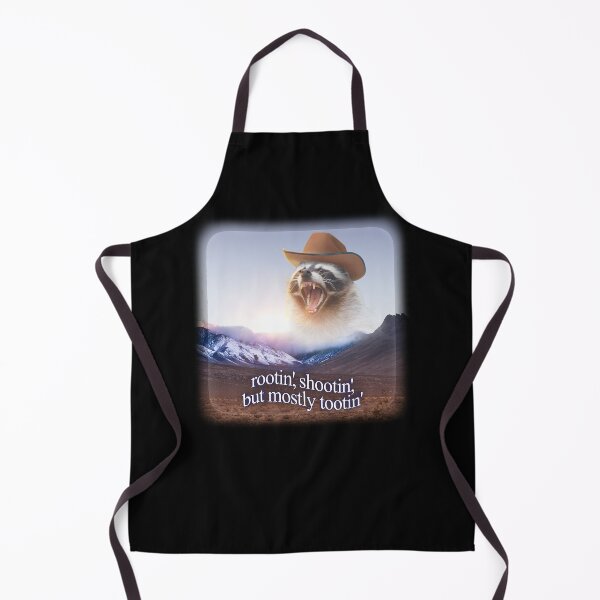 Item preview, rootin shootin but mostly tootin cowboy raccoon word art Classic  designed and sold by MaceyPfeffer.