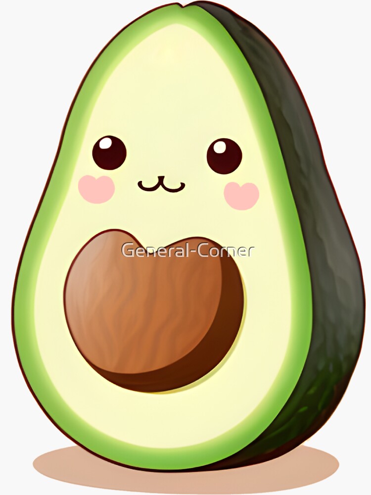 Avocado Cutie Kawaii Sticker