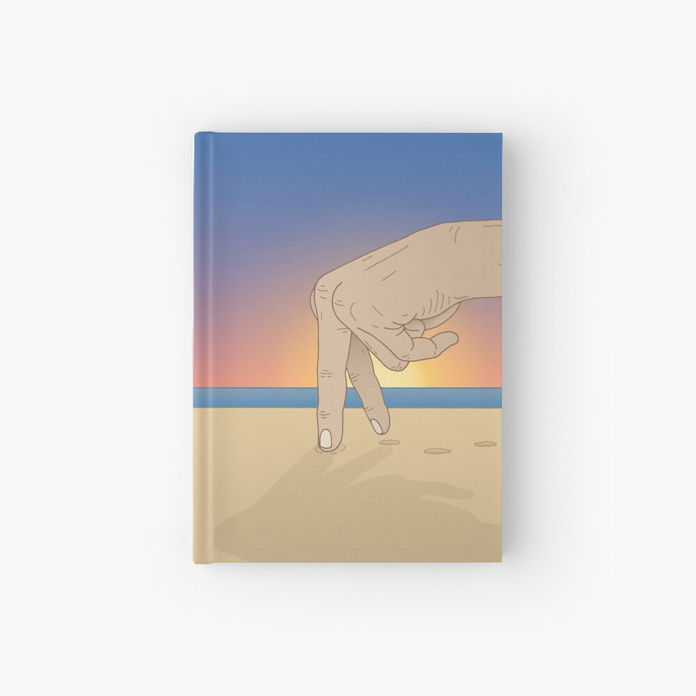 Walk on the Beach Hardcover Journal