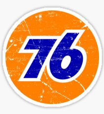 76 Gasoline Sticker