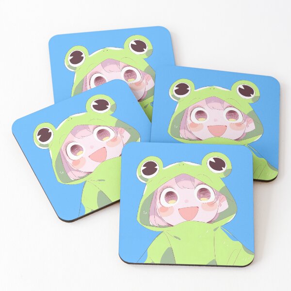 Item preview, Anime Frog Raincoat Girl designed and sold by RibbitFans101.