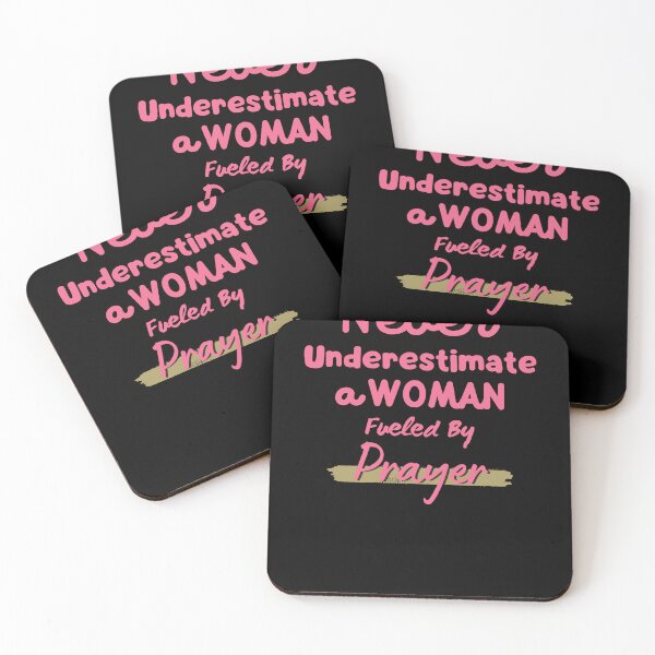 Item preview, Never Underestimate A Woman Fueled By Prayer designed and sold by FuelForTheSoul.