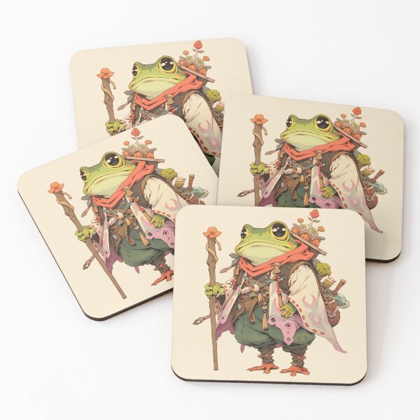 Item preview, Traveling Anime Frog designed and sold by RibbitFans101.