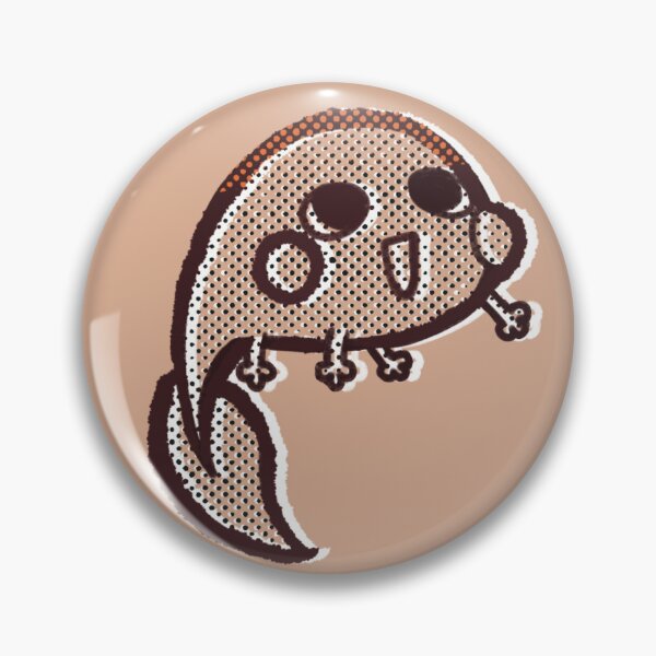 Item preview, Cute Brown Tadpole Frog designed and sold by ediebitty.