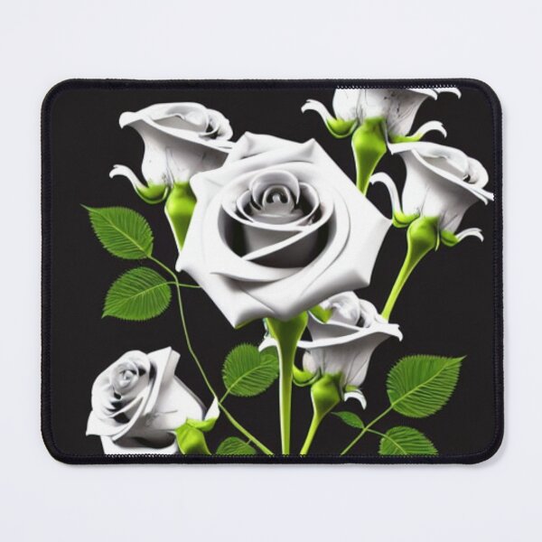 Item preview, wihte roses designed and sold by aipaint.