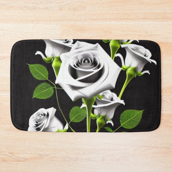 Item preview, wihte roses designed and sold by aipaint.