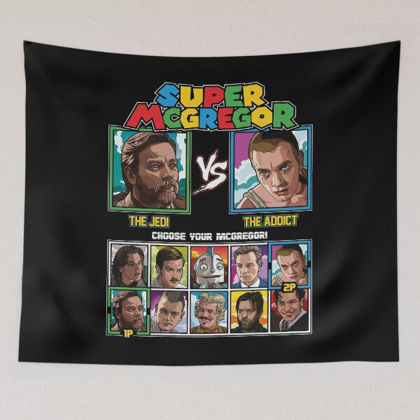 Item preview, Super Ewan McGregor Fighter designed and sold by RetroReview.