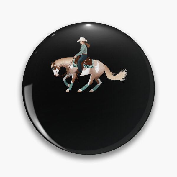 Item preview, Red Roan Paint Reining Spin - Equine Rampaige designed and sold by reed-carlsen.