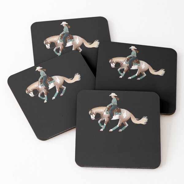 Item preview, Red Roan Paint Reining Spin - Equine Rampaige designed and sold by reed-carlsen.
